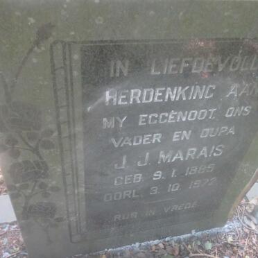MARAIS J.J. 1889-1972