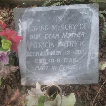 PATRICK Patricia nee LOCHNER 1902-1958