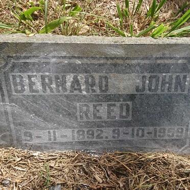 REED Bernard John 1892-1959