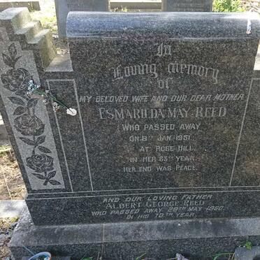 REED Albert George -1960 &amp; Esmarilda May -1951