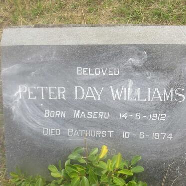 WILLIAMS Peter Day 1912-1974