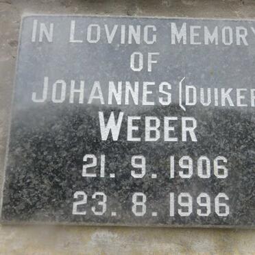 WEBER Johannes 1906-1996