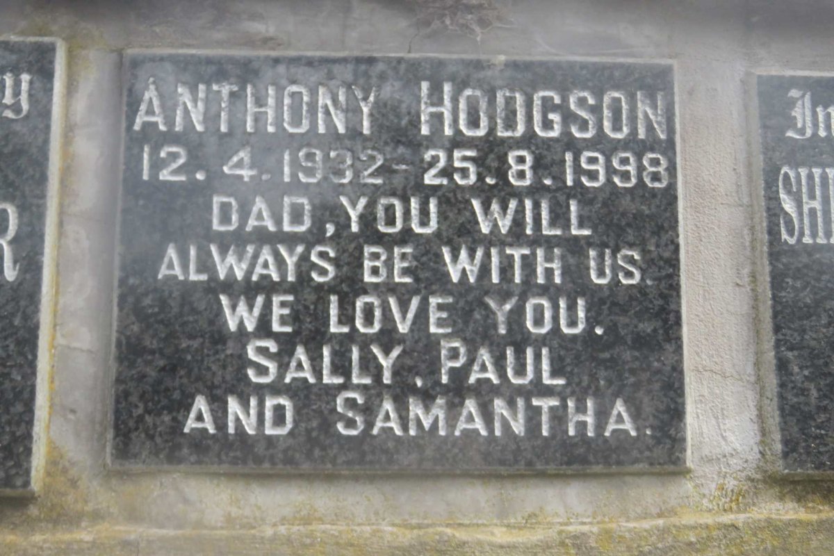 HODGSON Anthony 1932-1998