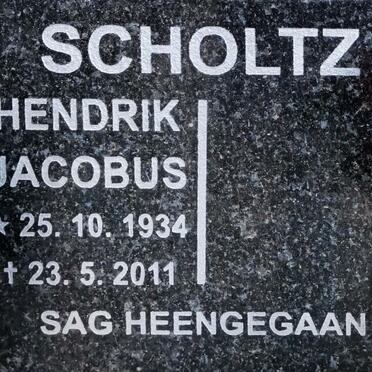 SCHOLTZ Hendrik Jacobus 1934-2011