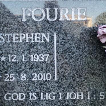 FOURIE Stephen 1937-2010