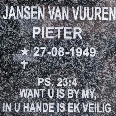 VUUREN Pieter, Jansen van 1949-