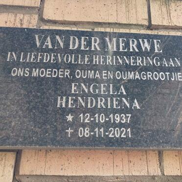 MERWE Engela Hendriena, van der 1937-2021