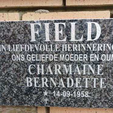 FIELD Charmaine Bernadette 1958-