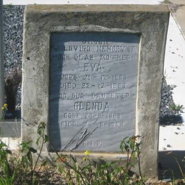 SIMON Eva 1883-1983 :: SIMON Glenda 1883-1984