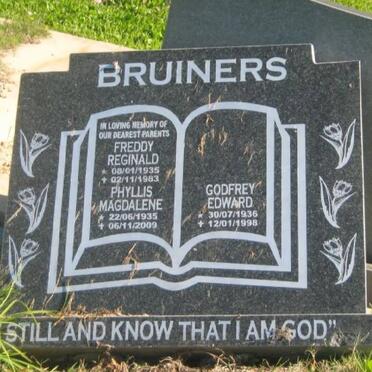 BRUINERS Freddy Reginald 1935-1983 &amp; Phyllis Magdalene 1935-2009 :: BRUINERS Godfrey Edward 1936-1998
