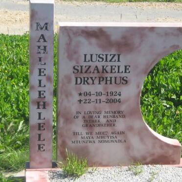 MAHLELEHLELE Lusizi Sizakele Dryphus 1924-2004