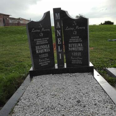 MANELI Zilindile Maqumza 1936-2010 &amp; Buyelwa Nowethu 1945-2012