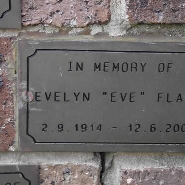 FLACK Evelyn 1914-2006