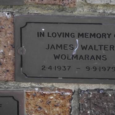 WOLMARANS James Walter 1937-1979