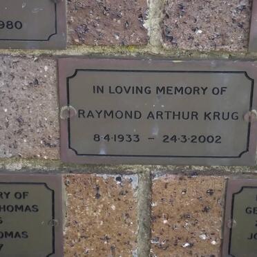 KRUG Raymond Arthur 1933-2002