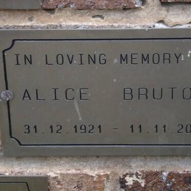 BRUTON Alice 1921-2006