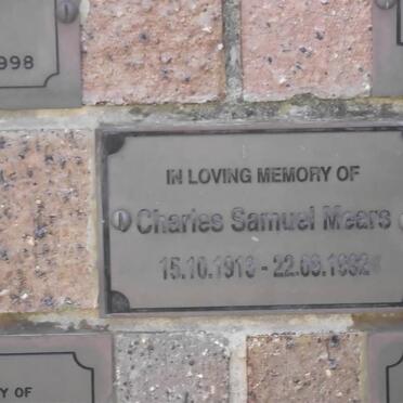 MEARS Charies Samuel 1913-1992