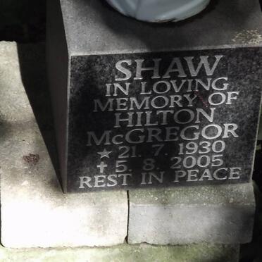 SHAW Hilton McGregor 1930-2005