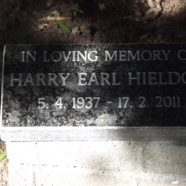 HIELDON Harry Earl 1937-2011
