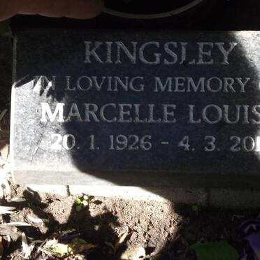 KINGSLEY Marcelle Louise 1926-2011