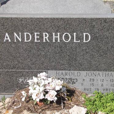 ANDERHOLD Harold Jonathan 1905-1975