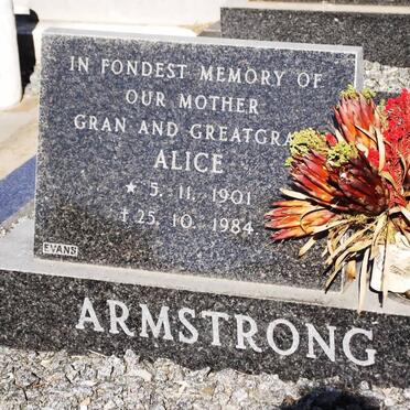 ARMSTRONG Alice 1901-1984