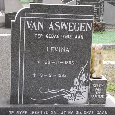 ASWEGEN Levina, van 1906-1993