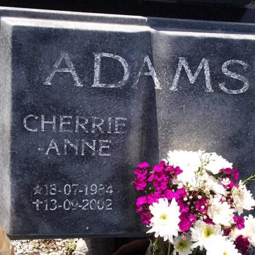 ADAMS Cherrie-Anne 1984-2002