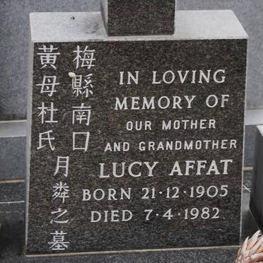 AFFAT Lucy 1905-1982