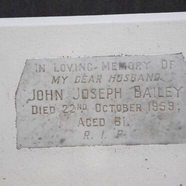 BAILEY John Joseph -1959