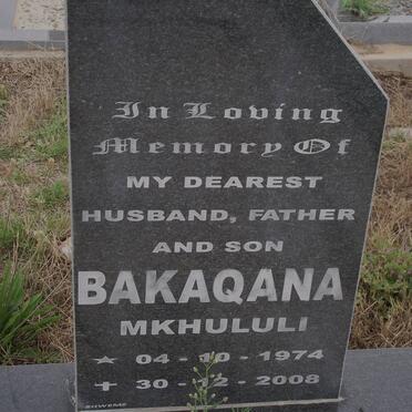 BAKAQANA Mkhululi 1974-2008