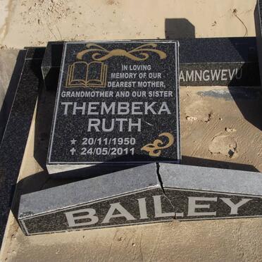 BAILEY Thembeka Ruth 1950-2011