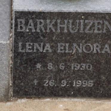 BARKHUIZEN Lena Elnora 1930-1996