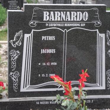 BARNARDO Petrus Jacobus 1936-2008