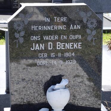 BENEKE Jan D. 1904-1979