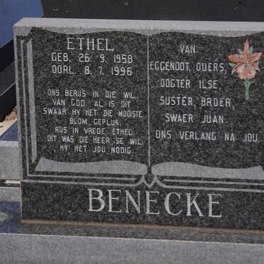 BENECKE Ethel 1958-1996