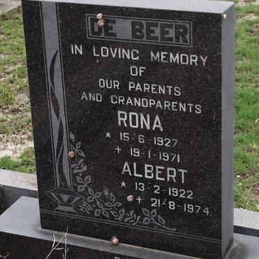 BEER Albert, de 1922-1974 &amp; Rona 1927-1971