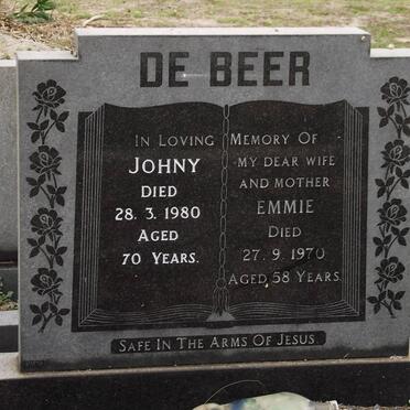 BEER Johny, de -1980 &amp; Emmie -1970