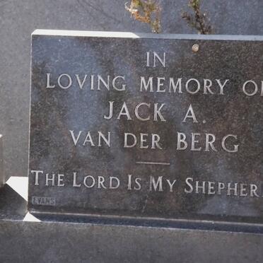 BERG Jack A., van der