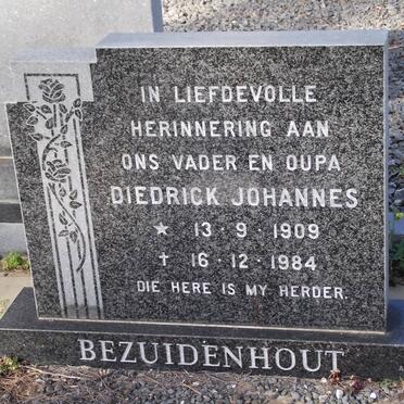 BEZUIDENHOUT Diedrick Johannes 1909-1984