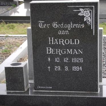 BERGMAN Harold 1926-1994