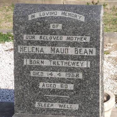 BEAN Helena Maud nee TRETHEWEY -1958