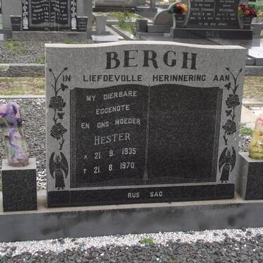 BERGH Hester 1935-1970