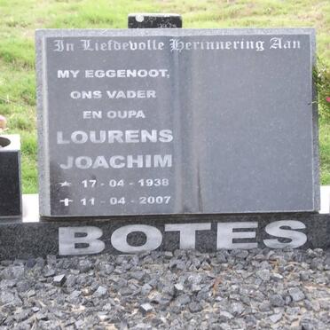 BOTES Lourens Joachim 1938-2007