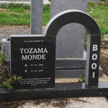 BOOI Tozama Monde 1934-2006