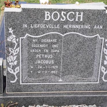 BOSCH Petrus Jacobus 1929-1997