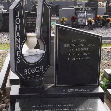 BOSCH Johannes 1937-1992