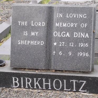 BIRKHOLTZ Olga Dina 1916-1996