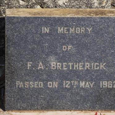 BRETHERICK F.A. -1962
