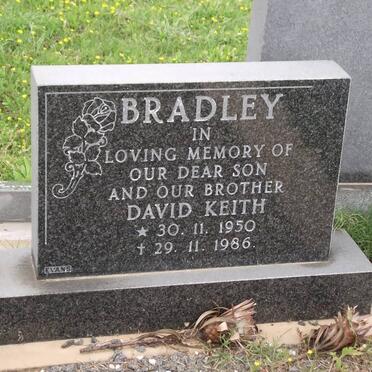 BRADLEY David Keith 1950-1986